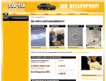 Tablet Screenshot of carfix.de